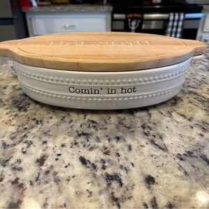 Mudpie Stoneware Casserole Dish with Lid